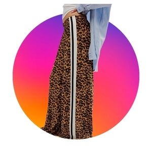 Norma Kamali Leopard Print Pants
